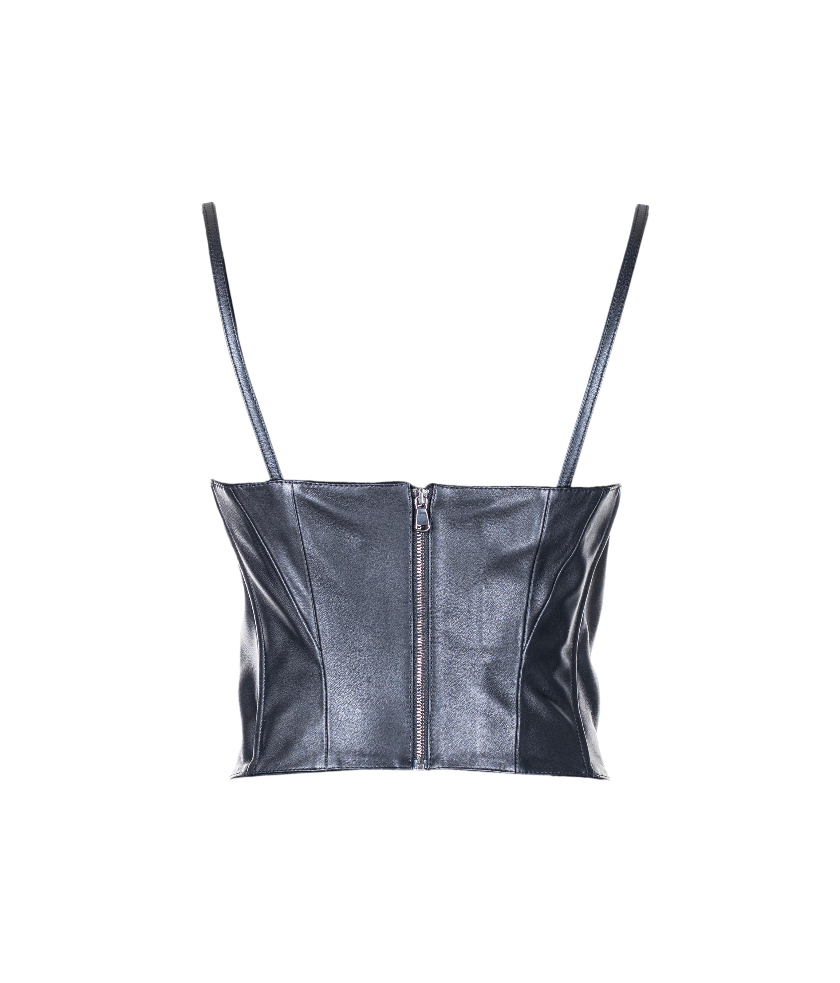Olga Leather Bustier