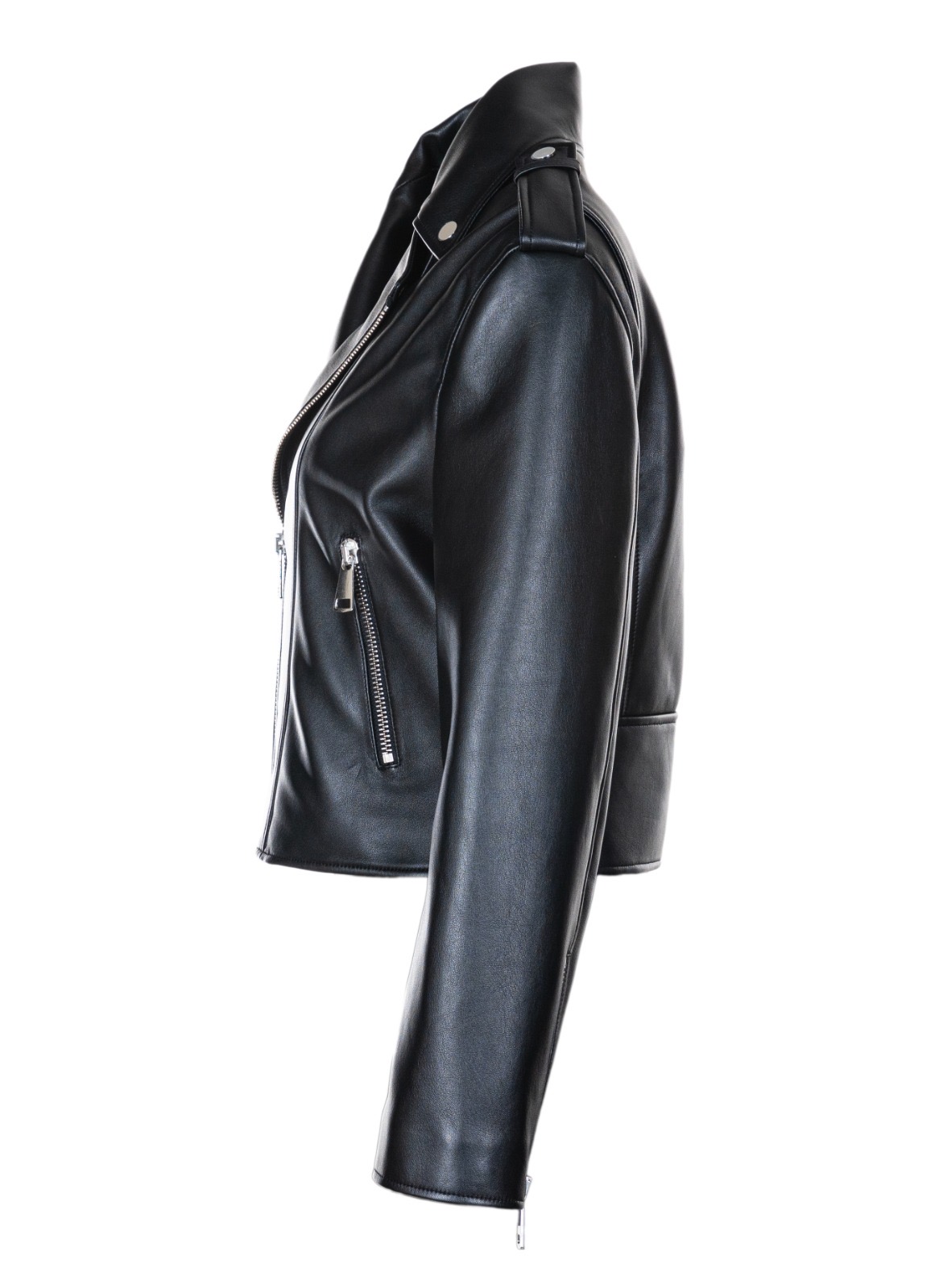 Black Leather Biker Jacket