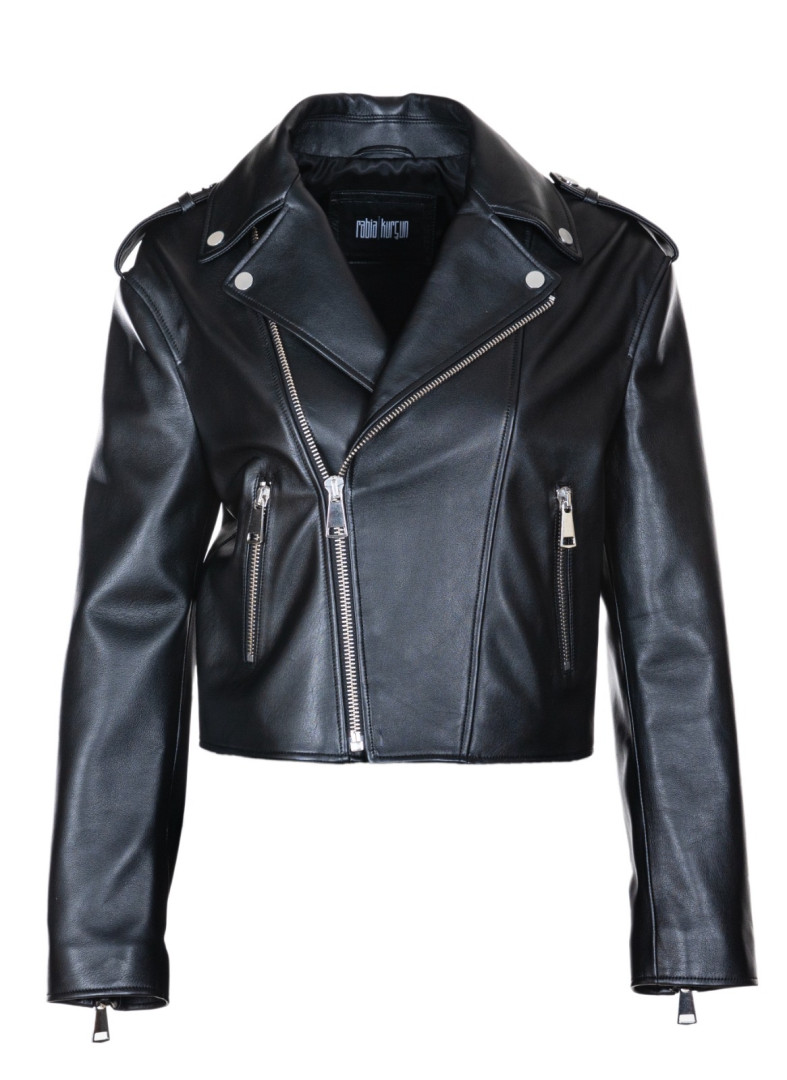 Black Leather Biker Jacket